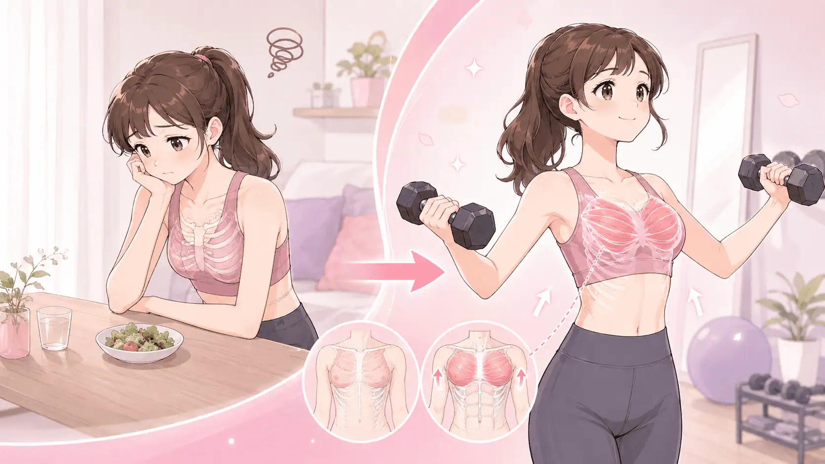 女生練胸肌, 女生練胸ptt, 女生練胸好處, 女生練胸會變小嗎, 女生練胸菜單